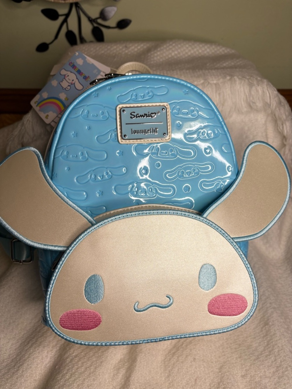 Loungefly Sanrio Cinnamoroll Moveable Ears Mini Backpack